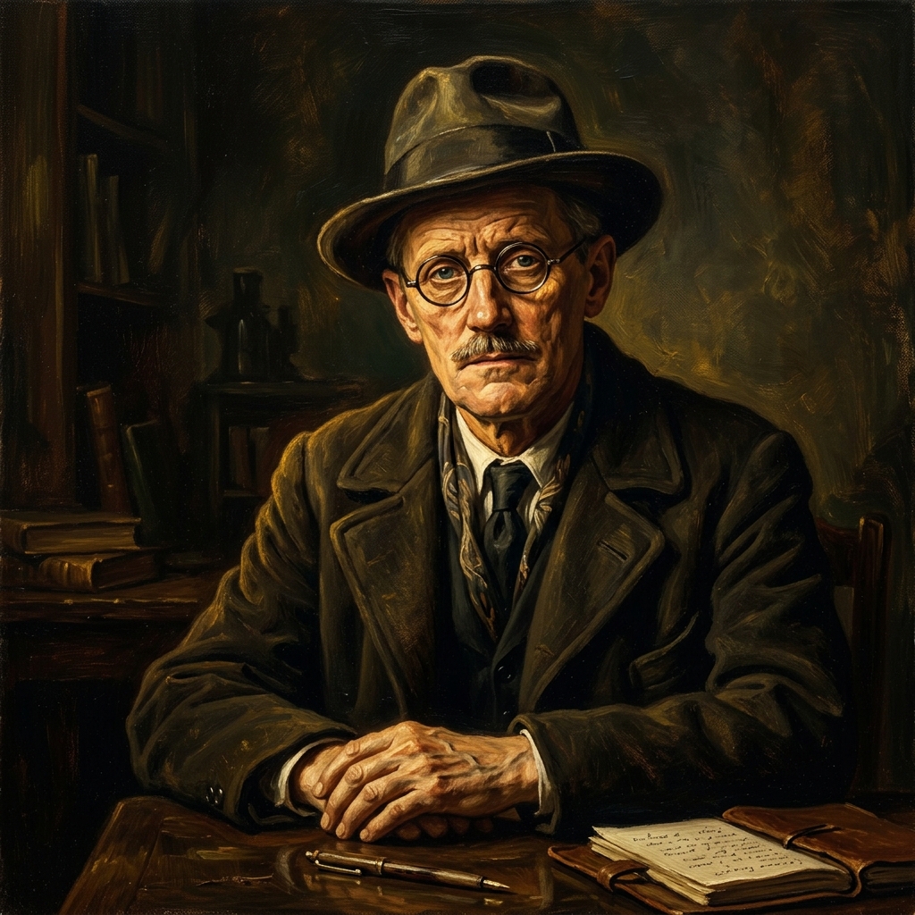 James Joyce portrait