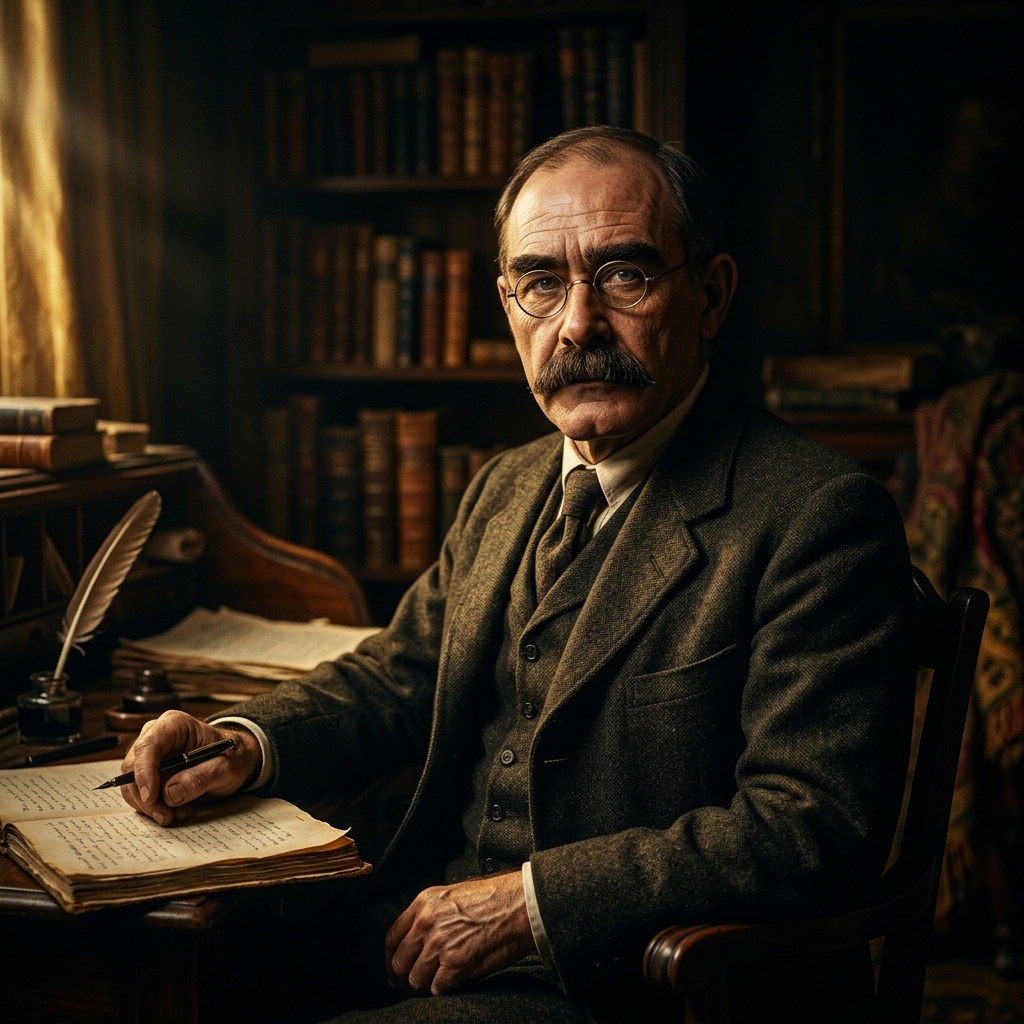Rudyard Kipling portrait