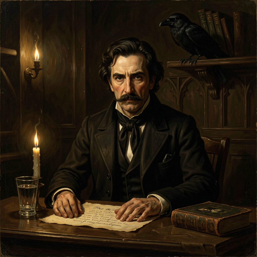 Edgar Allan Poe portrait