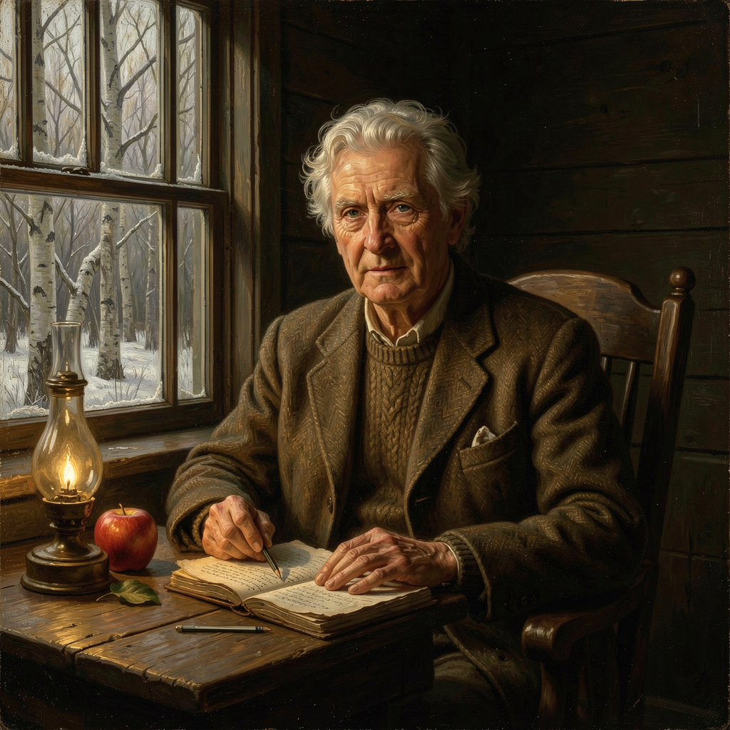 Robert Frost portrait