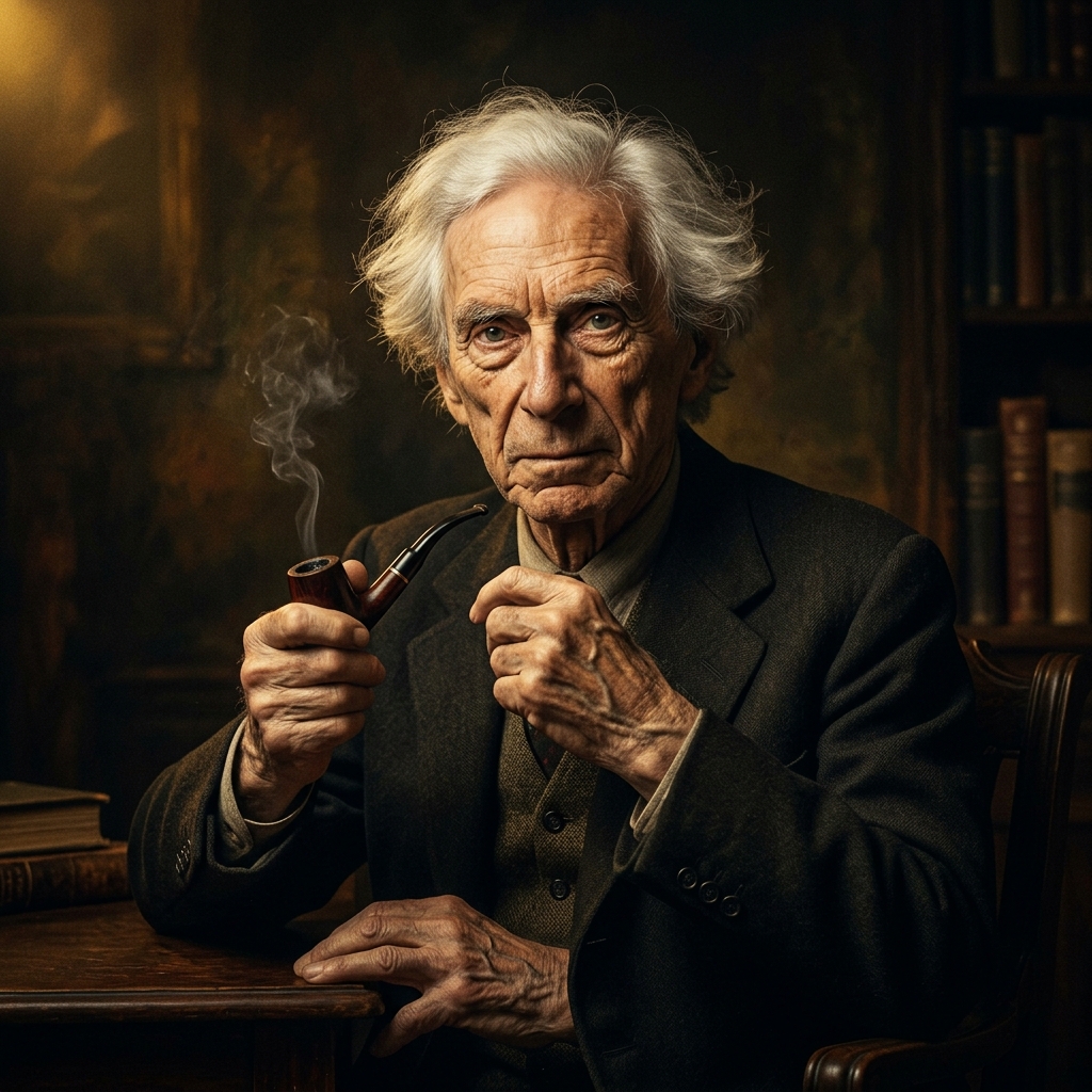 Bertrand Russell portrait