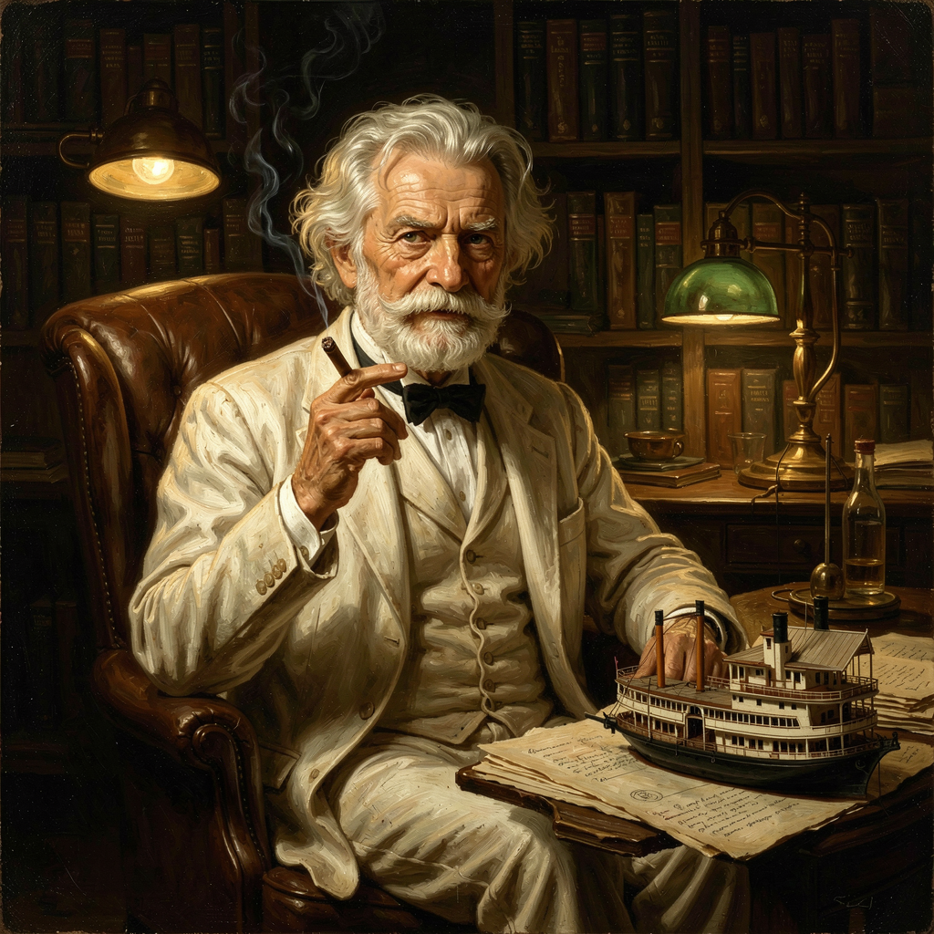 Mark Twain portrait